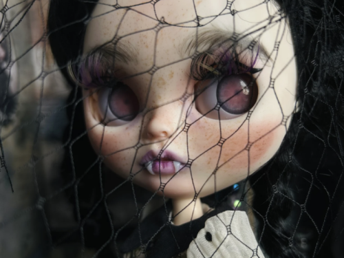 Blythe Vampire Doll,Blythe OOAK Doll,Blythe Custom
